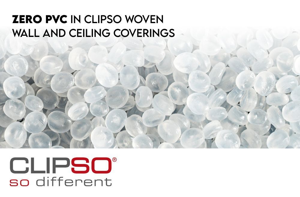 Why Zero PVC in CLIPSO Wall and Ceiling Coverings Sets it Apart from Others