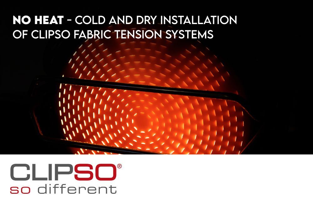 Cold and Dry Installation of Clipso Fabric Tension Systems