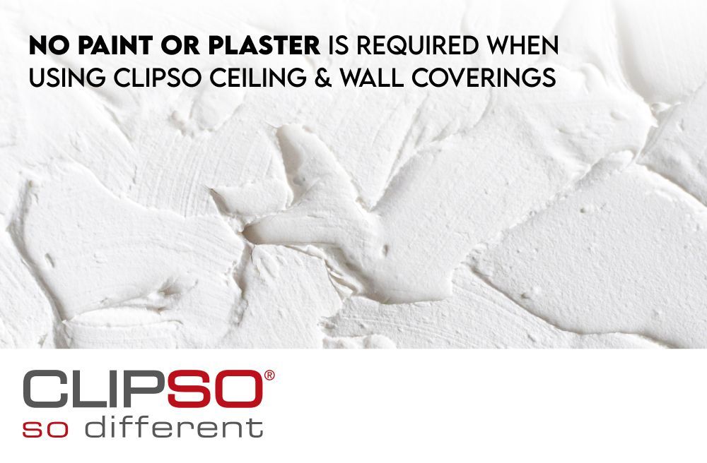 Why No Paint or Plaster is Required when Using CLIPSO Ceiling & Wall 