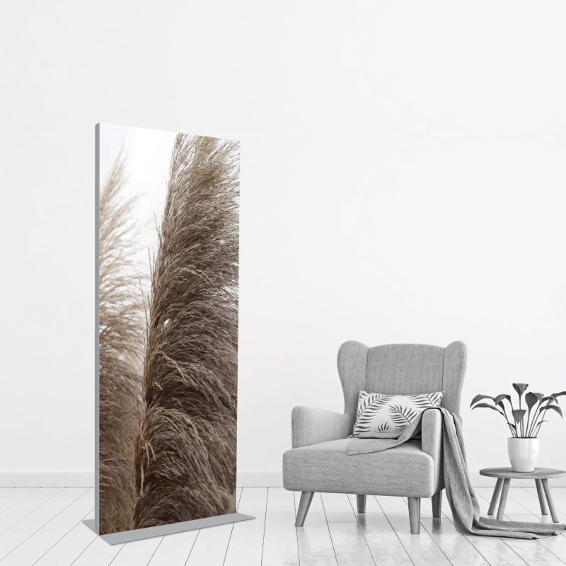 Freestanding fabric tension lightbox for exhibitions and events 